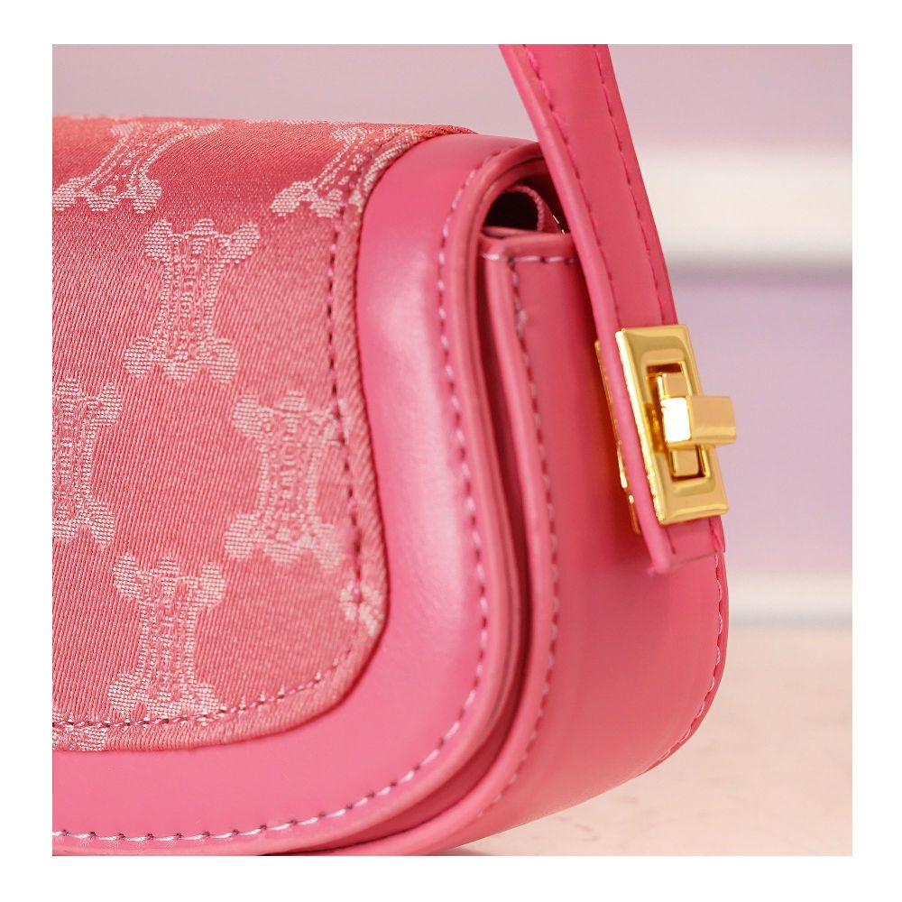 SJ Women's Hand Bag, Pink, 9110-5 (A) - Image 3