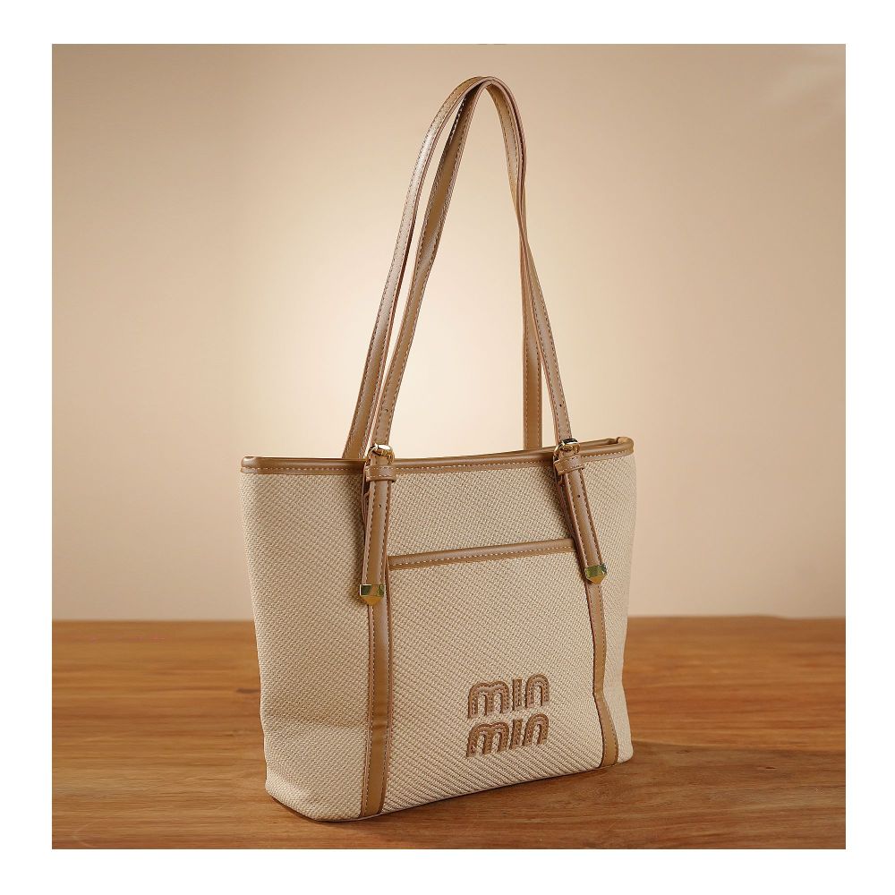 SJ Women's Hand Bag, Apricot, 2040S - Main Image