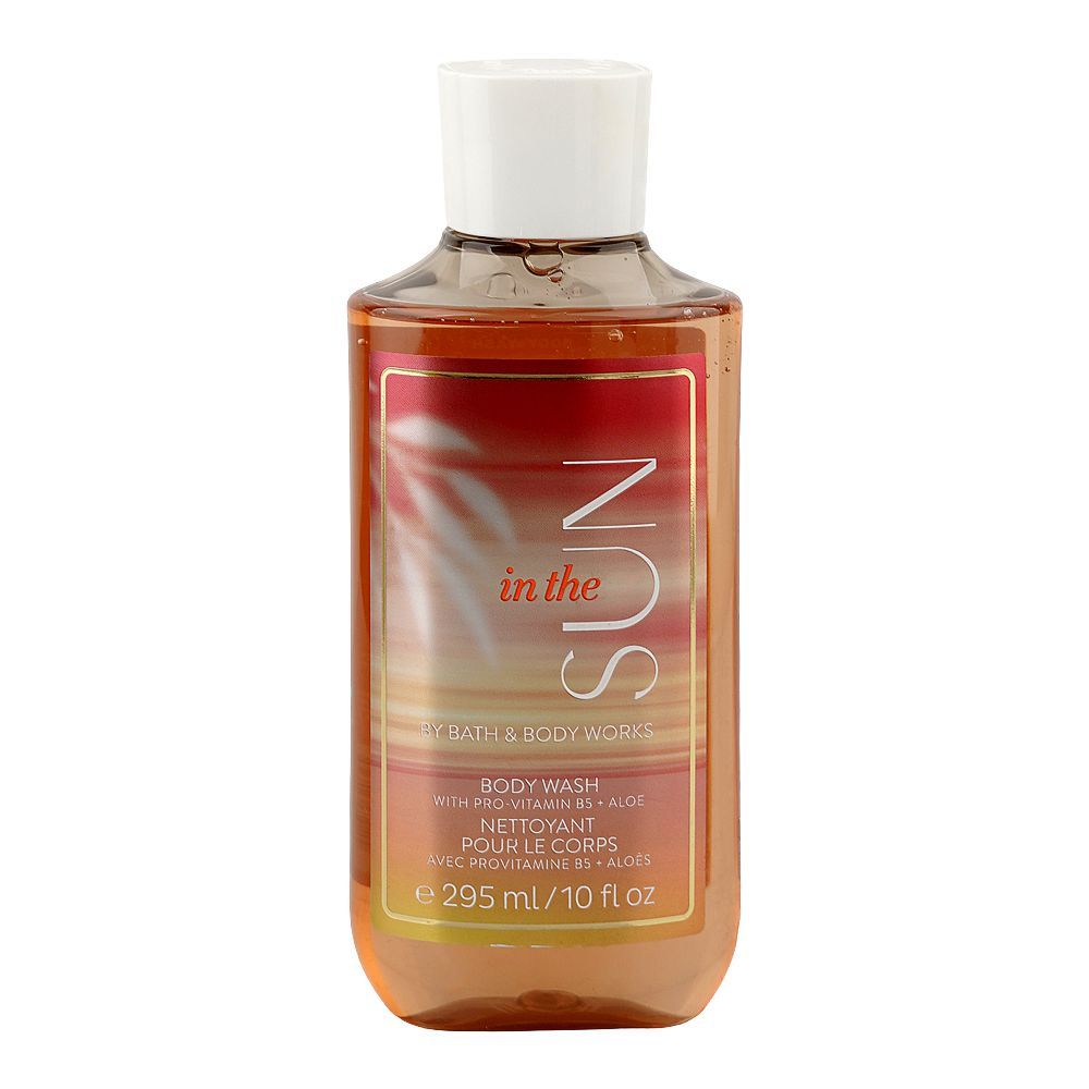 Bath & Body Works In The Sun Body Wash, Pro-Vitamin B5 + Aloe Vera, 295ml - Main Image
