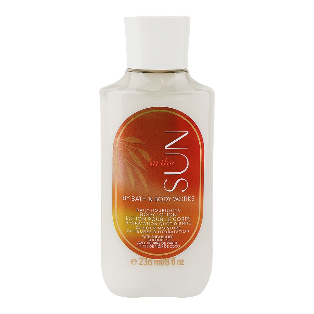 Bath & Body Works In The Sun 24 Hour Moisture Daily Nourishing Body Lotion, Shea Butter, 236ml - Main Image
