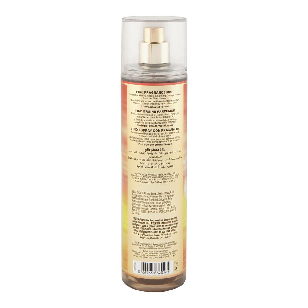 Bath & Body Works In The Sun Fine Fragrance Mist, For Women, 236ml - Image 2