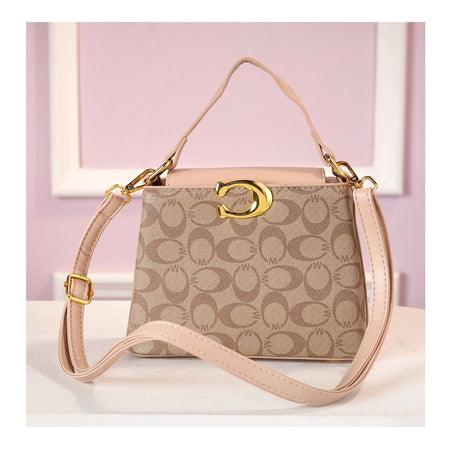 SJ Women's Hand Bag, Khakhi, 2078B - Main Image