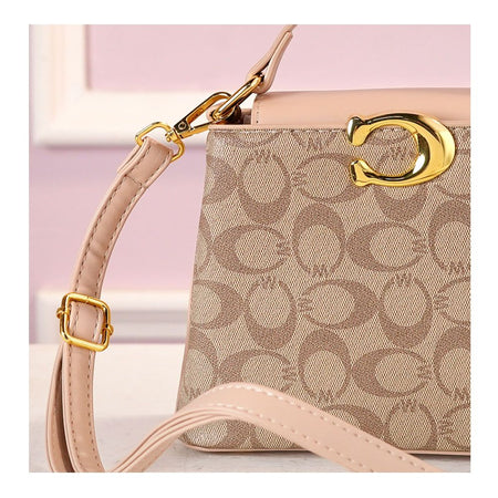 SJ Women's Hand Bag, Khakhi, 2078B - Image 3