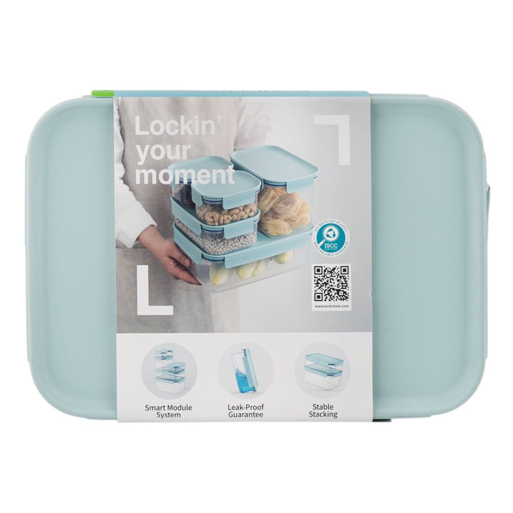 Lock & Lock Classic Plus Rectangular Container, BPA Free, 2.8 Liter, LLHPL406MIT - Image 4