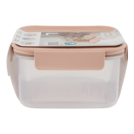 Lock & Lock Classic Plus Rectangular Container, BPA Free, 1.25 Liter, LLHPL452PIK - Image 3