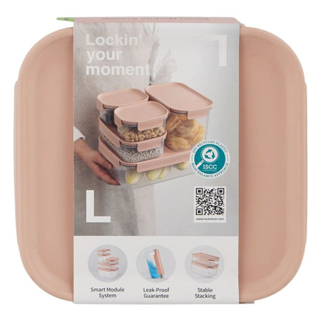 Lock & Lock Classic Plus Rectangular Container, BPA Free, 1.25 Liter, LLHPL452PIK - Image 4