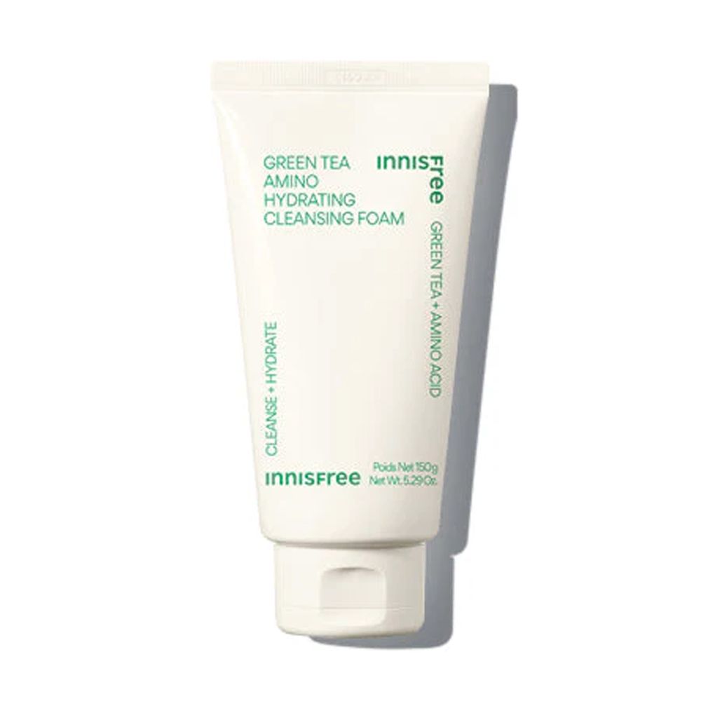Innisfree Hydrating Cleansing Foam, Vegan, Green Tea + Amino Acid, For Hydrating & Moisturizing, 150g - Main Image
