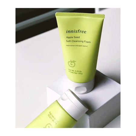 Innisfree Apple Seed Cleansing Foam, Glycerin & Lauric Acid, For All Types of Skin, 150g - Image 4