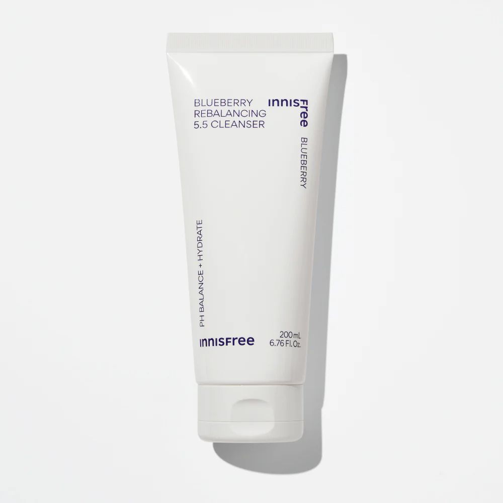 Innisfree Blueberry Rebalancing 5.5 Cleanser, Glycerin & Citric Acid, For Sensitive Skin, 100g - Main Image