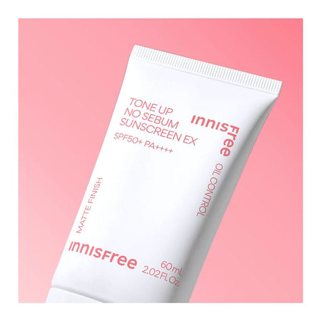 Innisfree Tone Up No Sebum Sunscreen Ex, SPF50+ PA+++ 60ml - Image 2