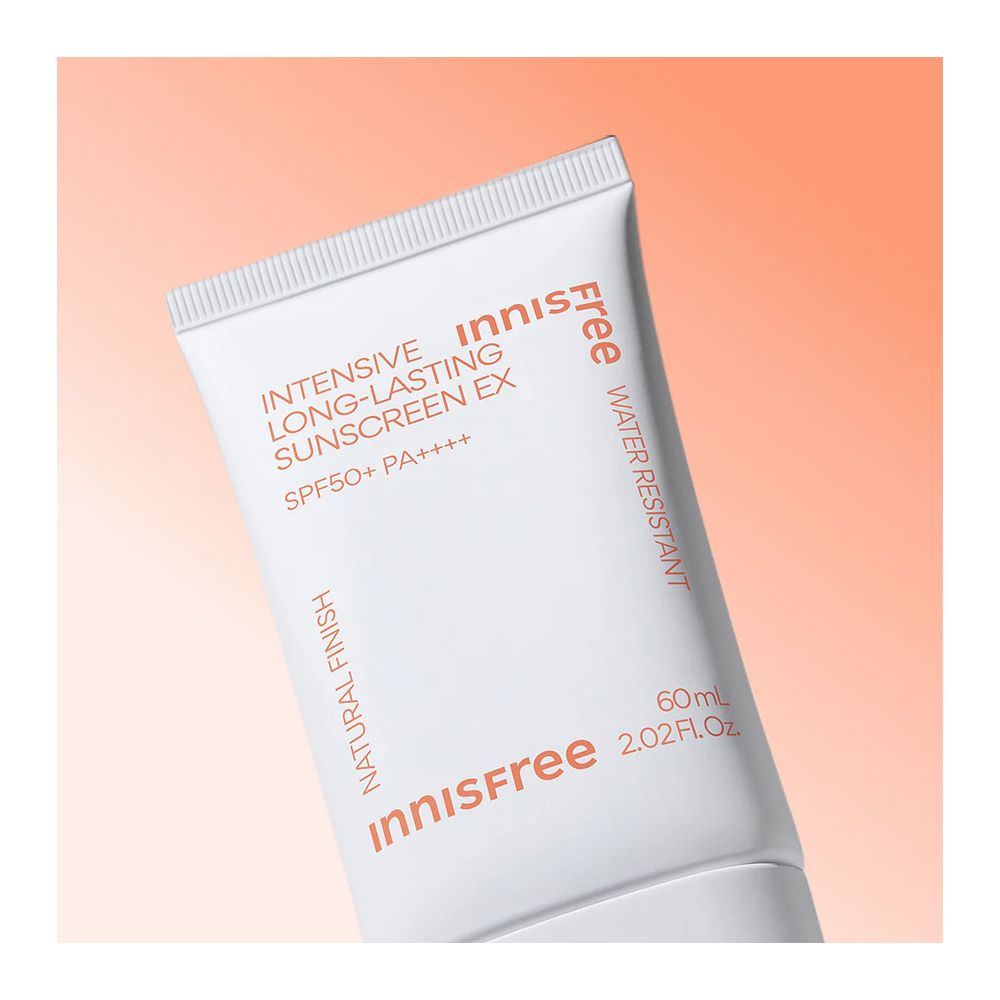 Innisfree Intensive Long-Lasting Sunscreen Ex, Vegan, Water Resistant, SPF50+ PA+++ 60ml - Image 2
