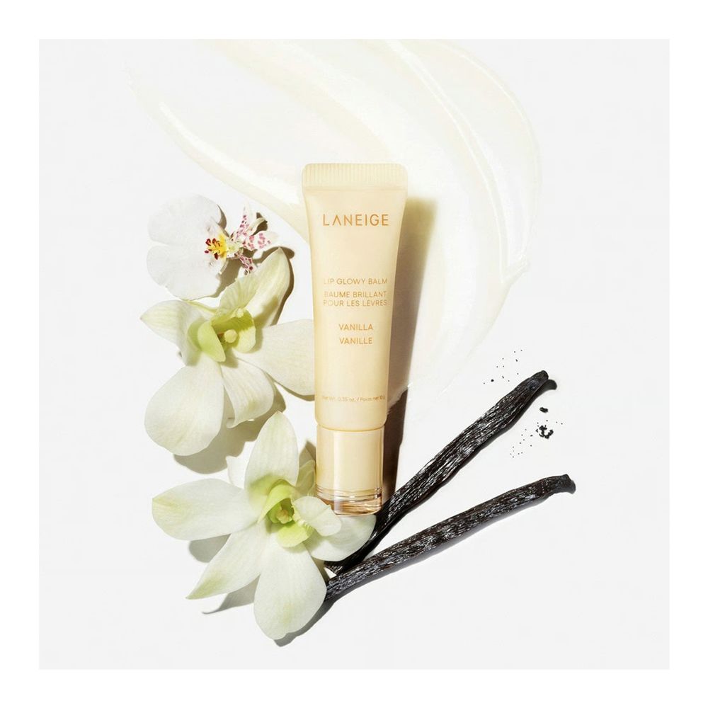 Laneige Vanilla Lip Glowy Balm, Shea Butter & Murumuru Butter, 10g - Image 3