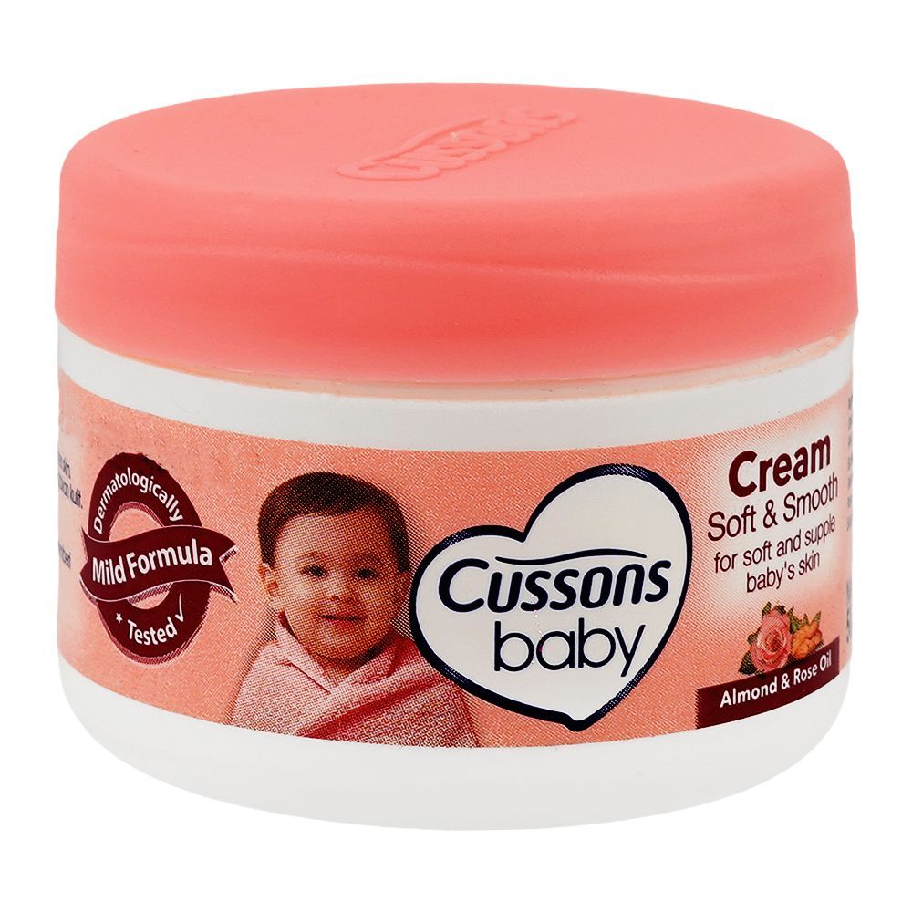 Cussons Baby Soft & Smooth Almond & Rose Oil Cream, 50g - Main Image