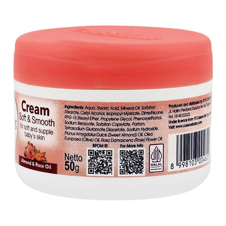 Cussons Baby Soft & Smooth Almond & Rose Oil Cream, 50g - Image 2