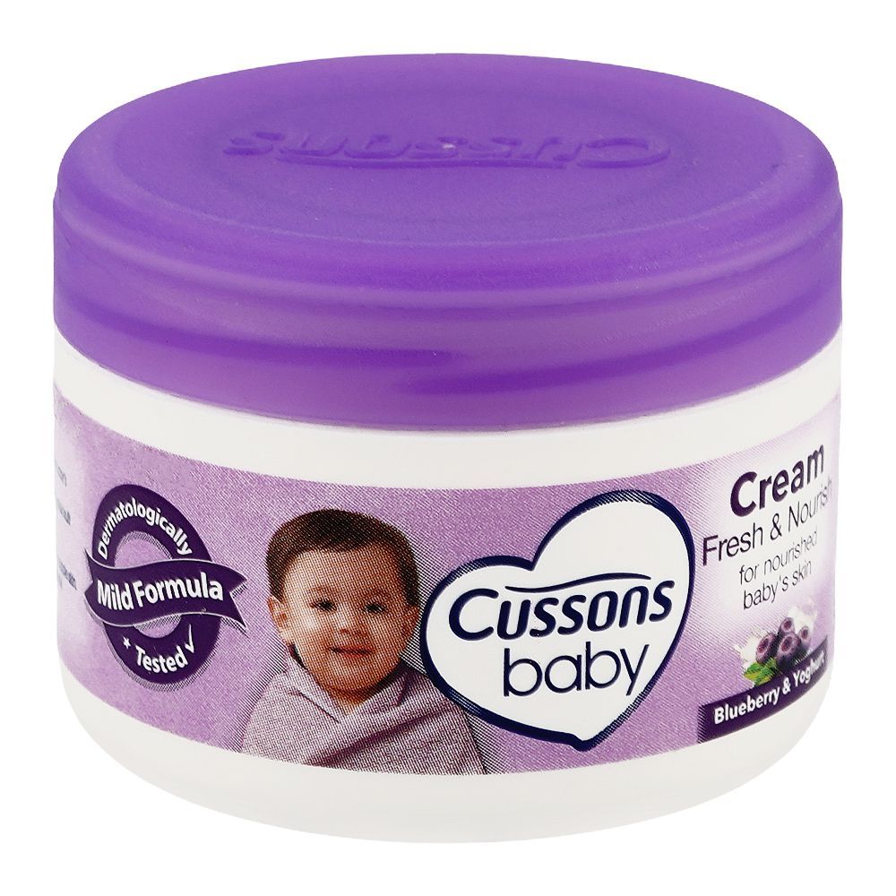 Cussons Baby Fresh & Nourish Blueberry & Yoghurt Cream, 50g - Main Image