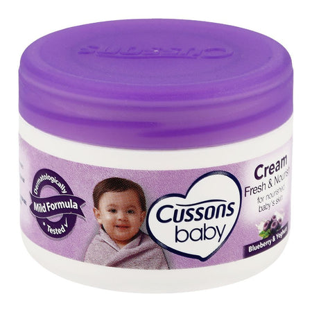 Cussons Baby Fresh & Nourish Blueberry & Yoghurt Cream, 50g - Main Image