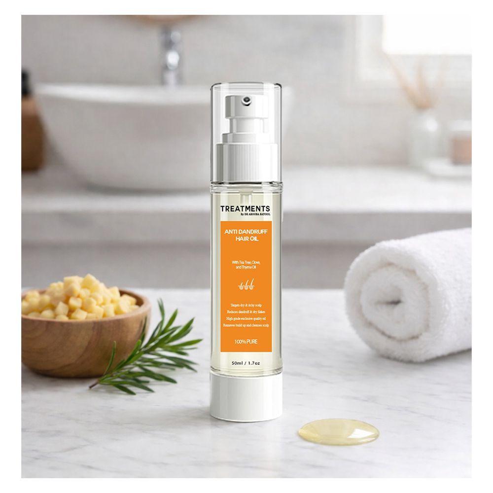 Treatments Anti Dandruff Hair Oil, Tea Tree Oil, For All Types of Hair, 50ml - Main Image