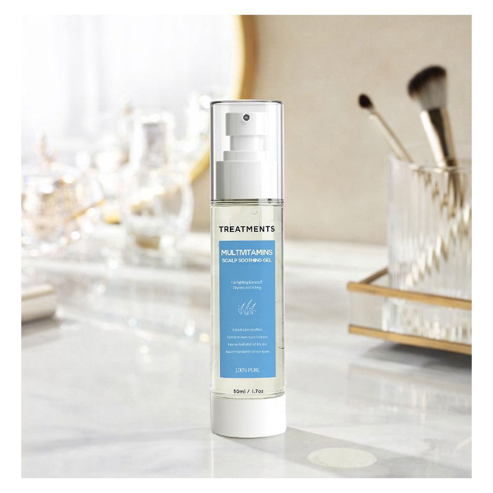 Treatments Multi Vitamins Scalp Soothing Gel, Niacinamide, Vitamin B5, For Dandruff & Dry Hair, 50ml - Main Image