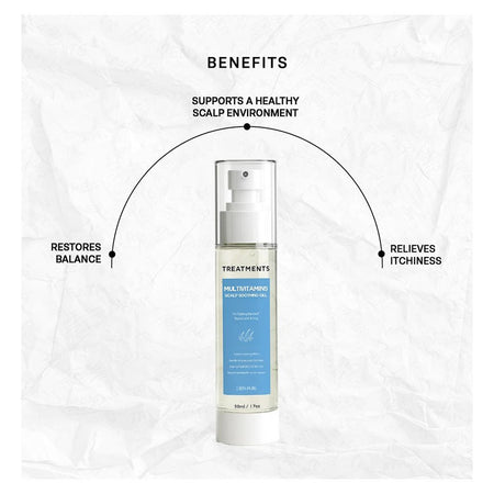 Treatments Multi Vitamins Scalp Soothing Gel, Niacinamide, Vitamin B5, For Dandruff & Dry Hair, 50ml - Image 2