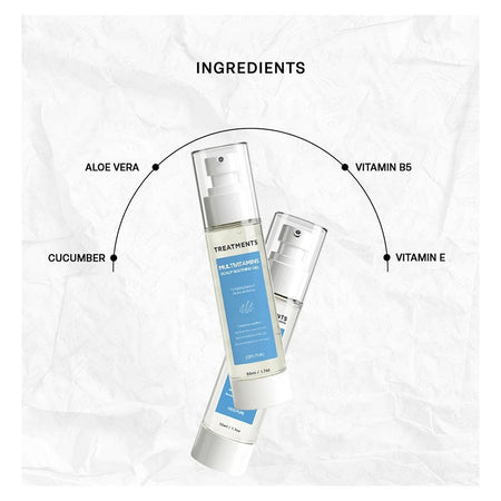 Treatments Multi Vitamins Scalp Soothing Gel, Niacinamide, Vitamin B5, For Dandruff & Dry Hair, 50ml - Image 3