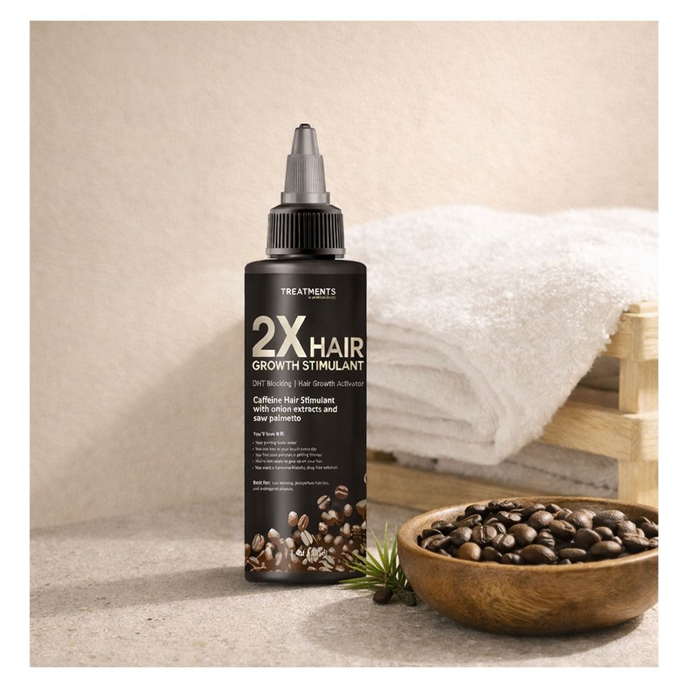 Treatments 2X Hair Grwoth Stimulant, Biotin, Multivitamins, For Hair Growth, 100ml - Main Image