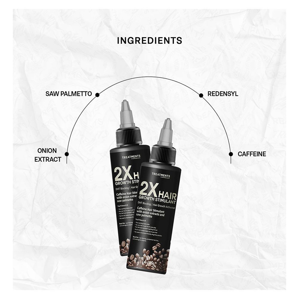 Treatments 2X Hair Grwoth Stimulant, Biotin, Multivitamins, For Hair Growth, 100ml - Image 3