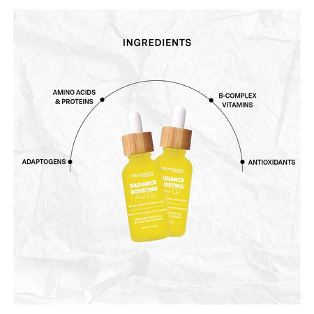 Treatments Radiance Boosting Facial Oil, Vegan, Vitamins A, C & E, For Radiance Skin, 30ml - Image 3