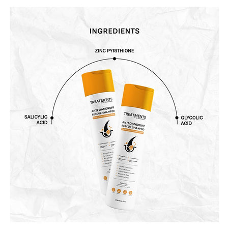 Treatments Anti-Dandruff Rescue Shampoo, Salicylic Acid, Glycolic Acid & Vitamin B5, For Dandruff, 250ml - Image 3