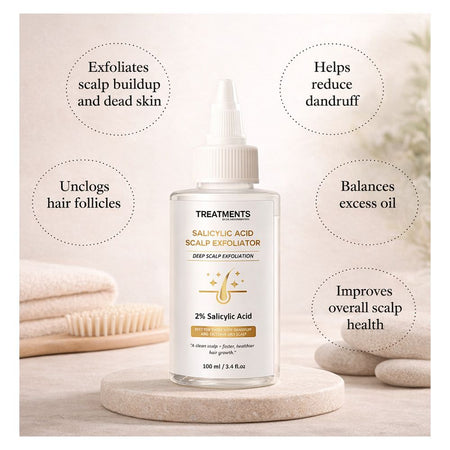 Treatments 2% Salicylic Acid Deep Scalp Exfoliation, Salicylic Acid, Vitamin B5, For Hair Growth, 100ml - Image 3