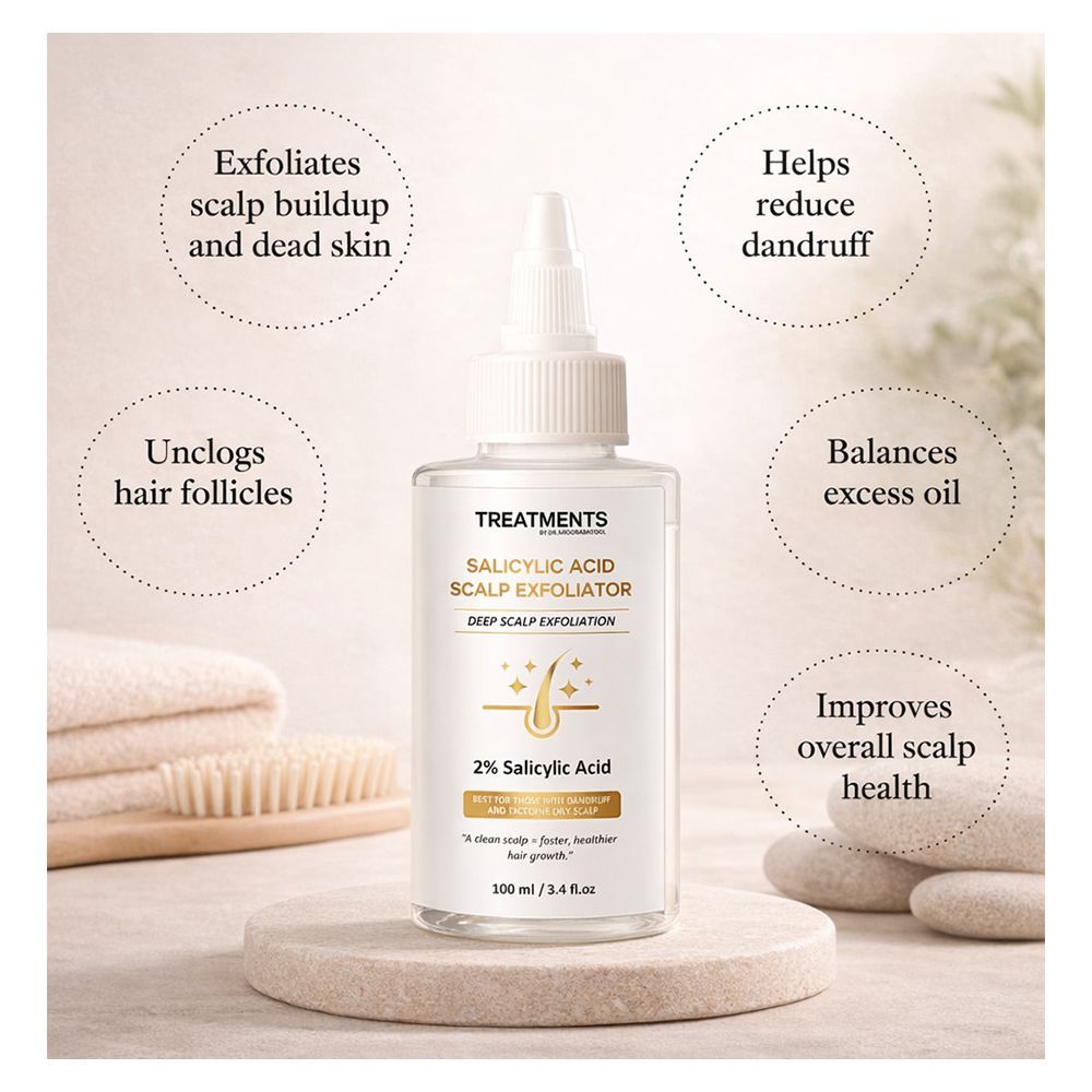 Treatments 2% Salicylic Acid Deep Scalp Exfoliation, Salicylic Acid, Vitamin B5, For Hair Growth, 100ml - Image 3