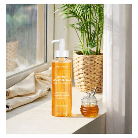 Treatments Deeply Moisturising Honey Hair Shampoo, Pro-Vitamin B5, Hyaluronic Acid, For Silky Hair, 200ml - Main Image