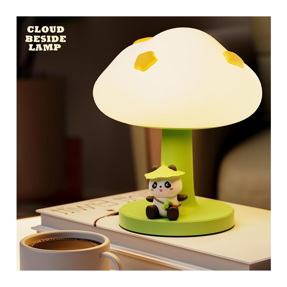 AJF Cloud Touch Lamp, XG-9, Green - Main Image