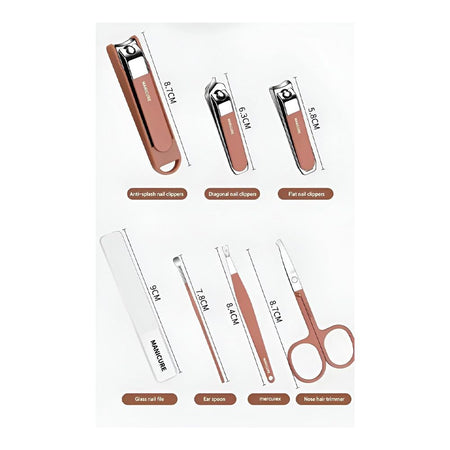 AJF Manicure kit, Brown - Image 2