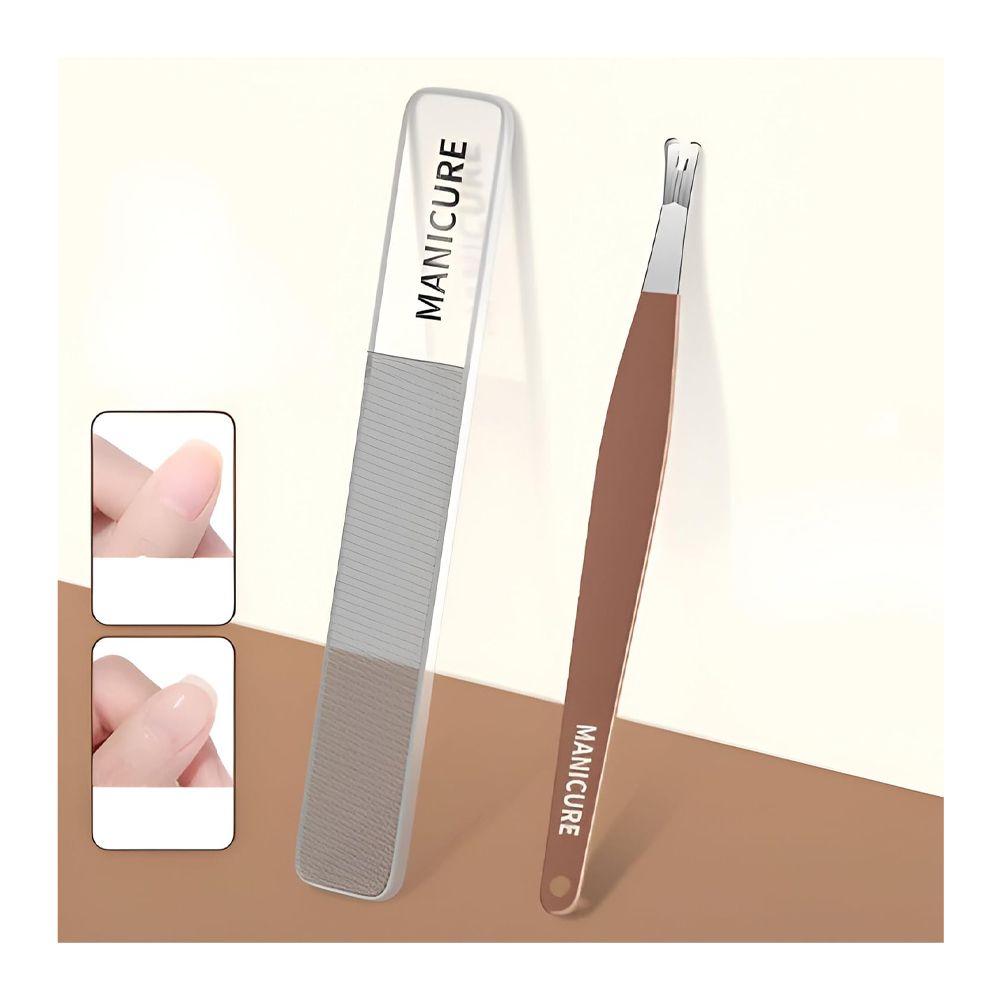 AJF Manicure kit, Brown - Image 6