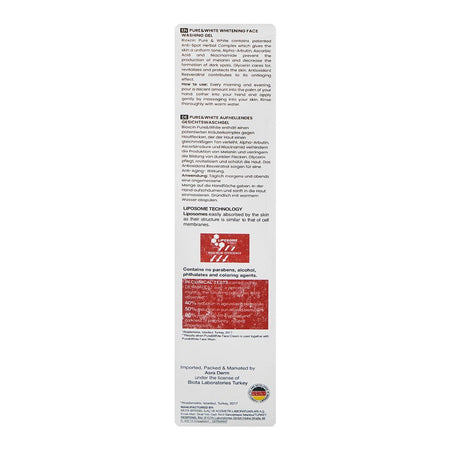 Bioxcin Pure & White Face Washing Gel, Niacinamide & Ascorbic Acid, For All Types Of Skin, 100ml - Image 2