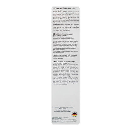 Bioxcin Pure & White Face Washing Gel, Niacinamide & Ascorbic Acid, For All Types Of Skin, 100ml - Image 3
