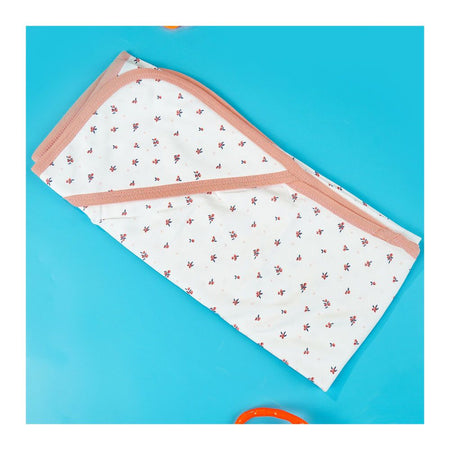 TG Kids Center Baby Hanger Wrapping Sheet, White Pink Music - Image 2