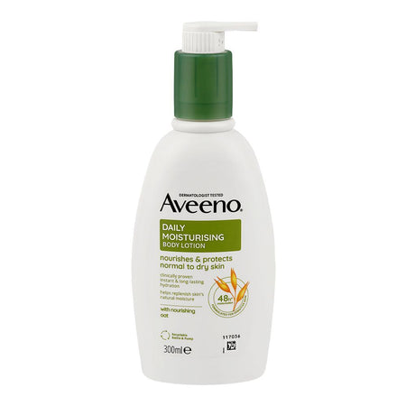 Aveeno Daily Moisturizing Body Lotion, For Normal to Dry Skin, 300ml - Main Image