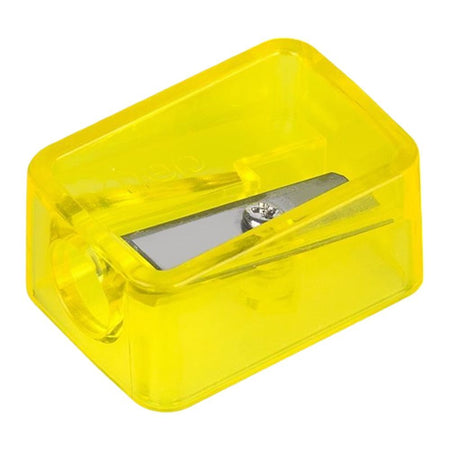 Deli Comiko Pencil Sharpner, Yellow, H034 - Main Image