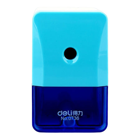 Deli Color Holic Rotary Pencil Sharpener, Blue, E0736 - Image 2