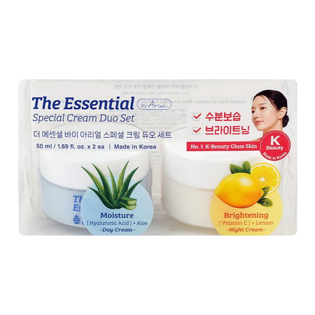 Ariul The Essential Special Cream Duo Set Day + Night Cream, For Hydration & Brightening Skin, 2 X 50ml - Image 4
