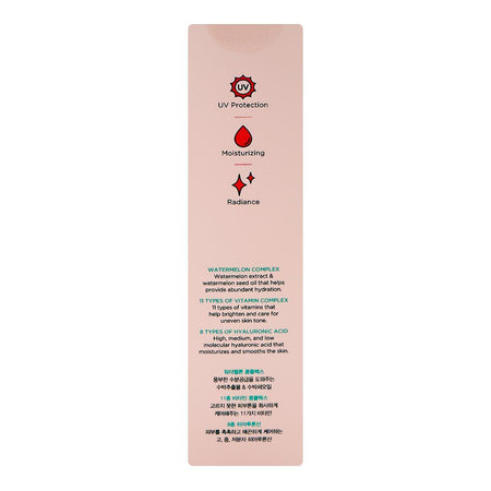Ariul Water Melon Hydro Vital Sun Serum, SPF 50+ PA++++ Glycerin & Hyaluronic Acid, For Dry & Sensitive Skin, 50ml - Image 5