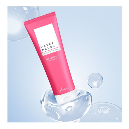 Ariul Water Melon Hydro Vital Sun Serum, SPF 50+ PA++++ Glycerin & Hyaluronic Acid, For Dry & Sensitive Skin, 50ml - Main Image