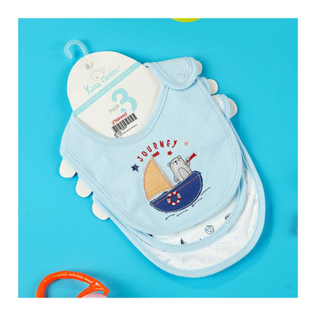 TG Kids Center Bib, Sky Blue Journey, 3-Pack - Main Image
