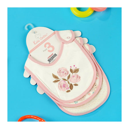 TG Kids Center Bib, Pink White Pretty Blossom, 3-Pack - Main Image