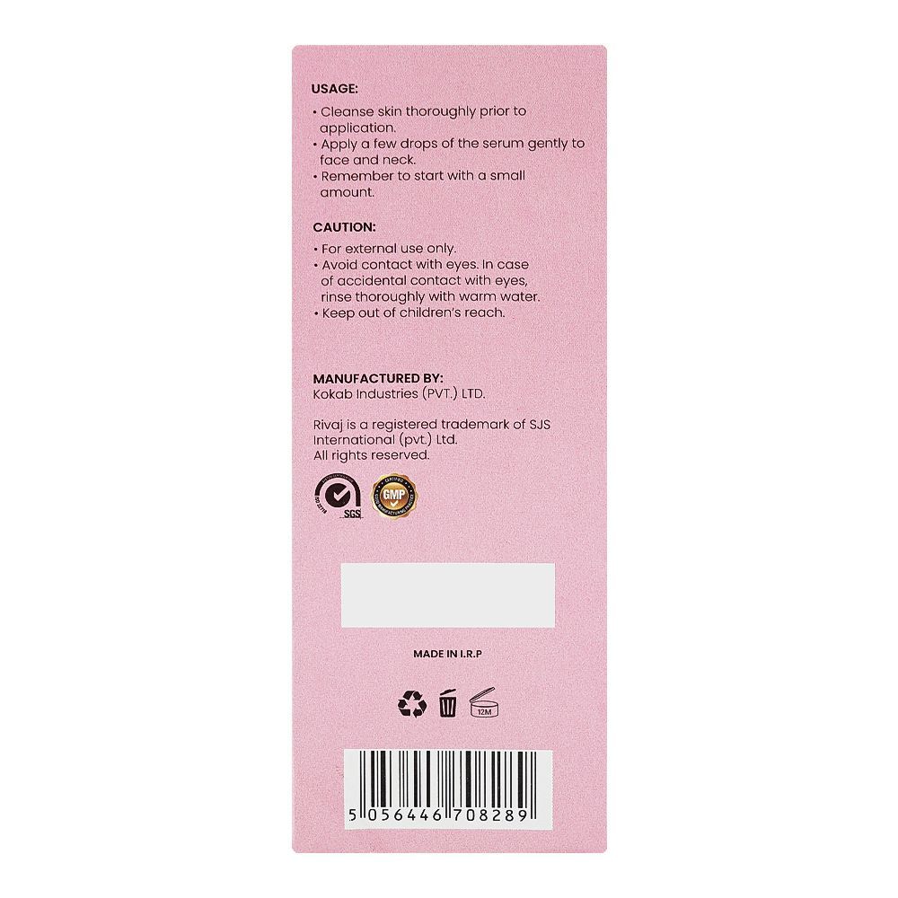 Rivaj UK AHA BHA Exfoliating Face Serum, Glycerin, Salicylic Acid, For Radiant Skin, 30ml - Image 2
