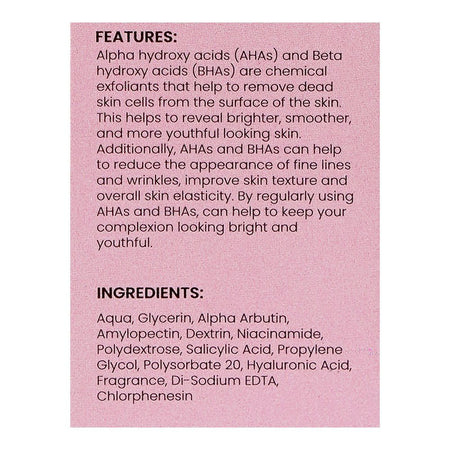 Rivaj UK AHA BHA Exfoliating Face Serum, Glycerin, Salicylic Acid, For Radiant Skin, 30ml - Image 5