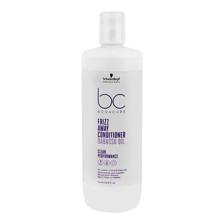 Schwarzkopf BC Bonacure Frizz Away Babassu Oil Conditioner, Shea Butter, Citric Acid, For Frizzy Hair, 1 Liter - Main Image