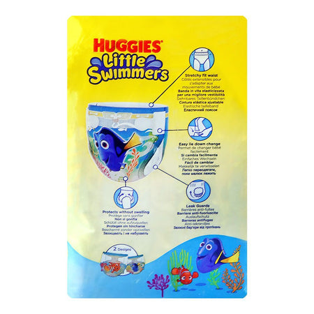 Huggies Little Swimmers Swim Nappies, 2-3years, 3-8kg, 12-Pack - Image 2
