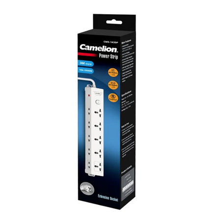 Camelion Extension Wire, 10 X AC Outlets With 3 Meter Cord, CMS-1K55-P - Image 2